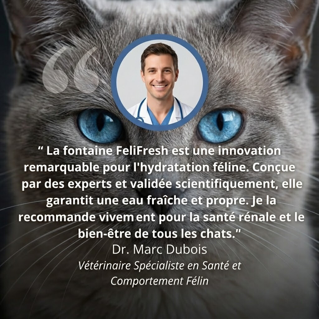 FeliFresh™ - Fontaine à Eau Inoxydable pour Chat